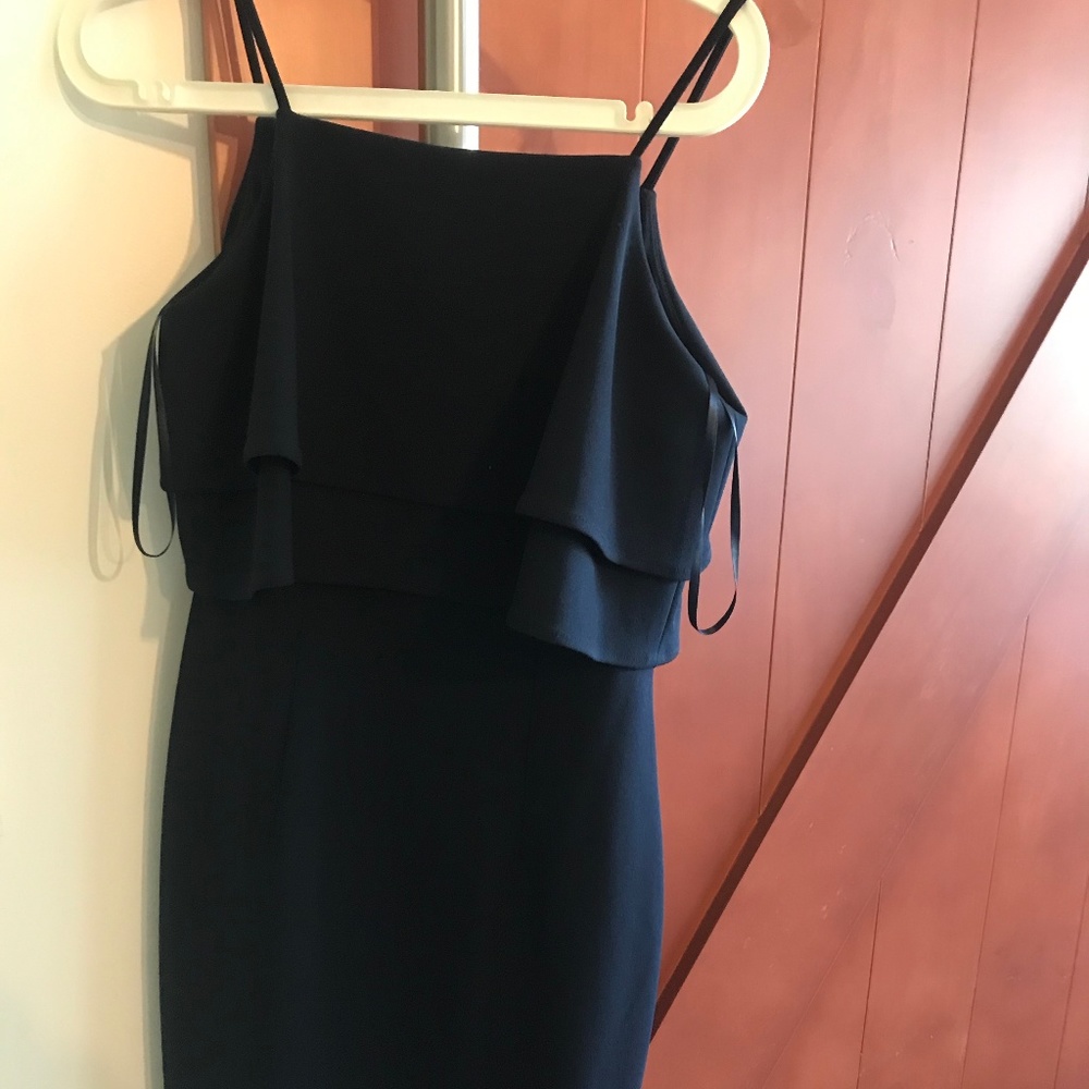 Maggy London Blue Spaghetti Strap Dress, 4